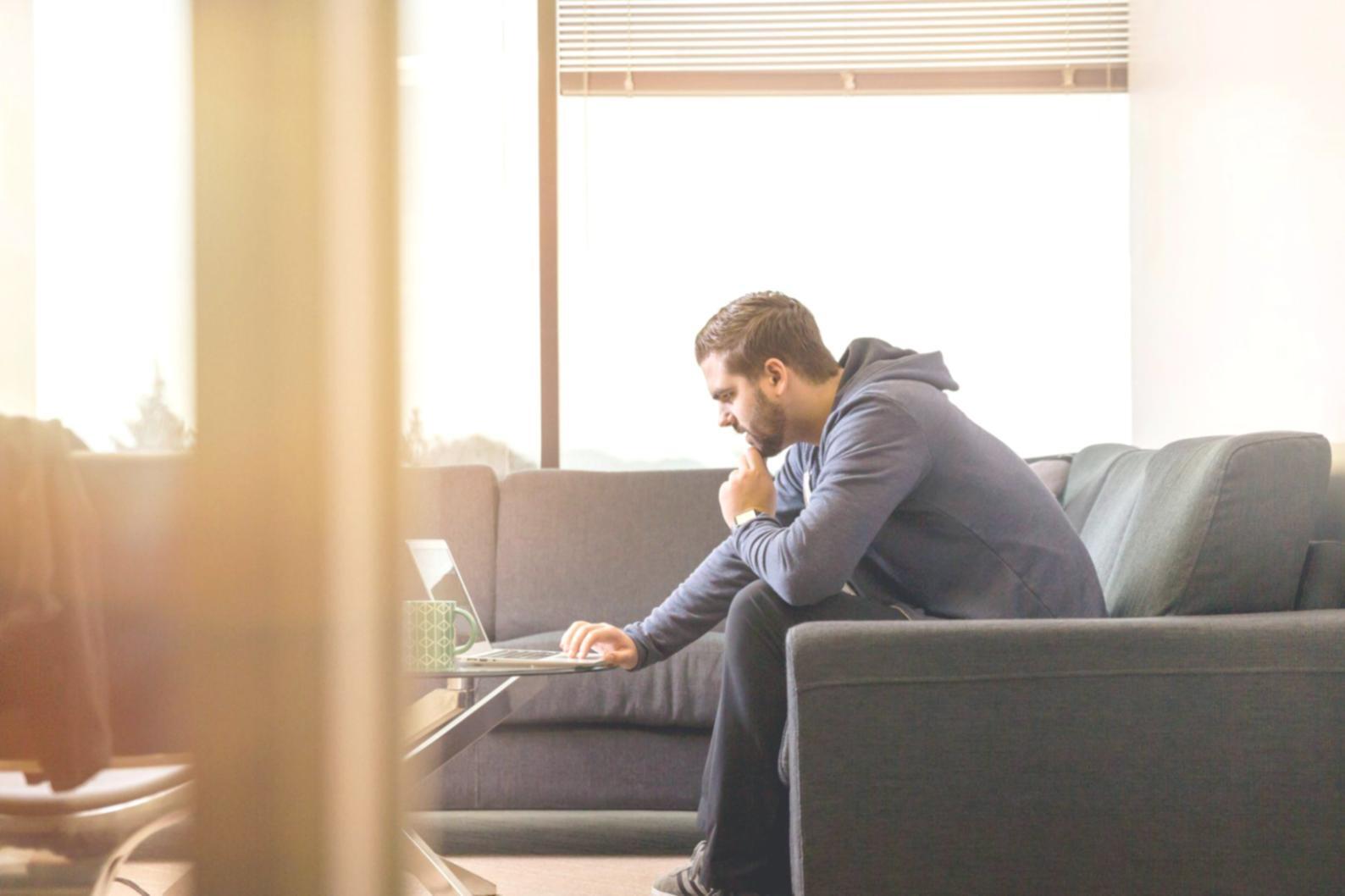 Investment learning session with market charts and analysis tools